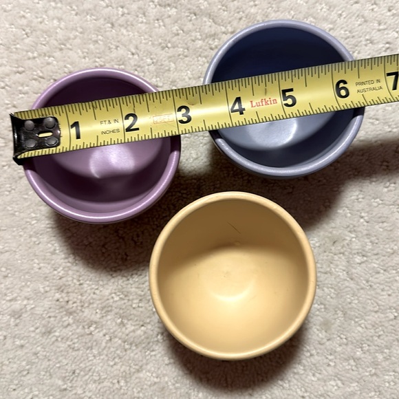 3 Ceramic Finger Bowls - Picture 3 of 5